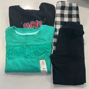 2 sets of 4t outfits